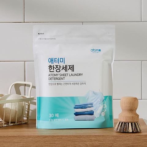 ATOMY SHEET LAUNDRY DETERGENT 30 Folhas